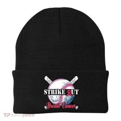 Strike Out Breast Cancer Baseball Beanie