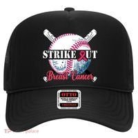 Strike Out Breast Cancer Baseball Hat thumb 0