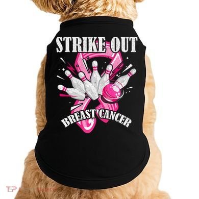 Strike Out Breast Cancer Awareness Bowling Fighter Doggie Tank