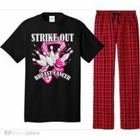 Strike Out Breast Cancer Awareness Bowling Fighter Pajama Set thumb 0