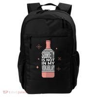 Sobriety Is Not In My Vodkabulary Backpack thumb 0