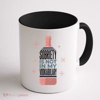 Sobriety Is Not In My Vodkabulary Coffee Mug thumb 1