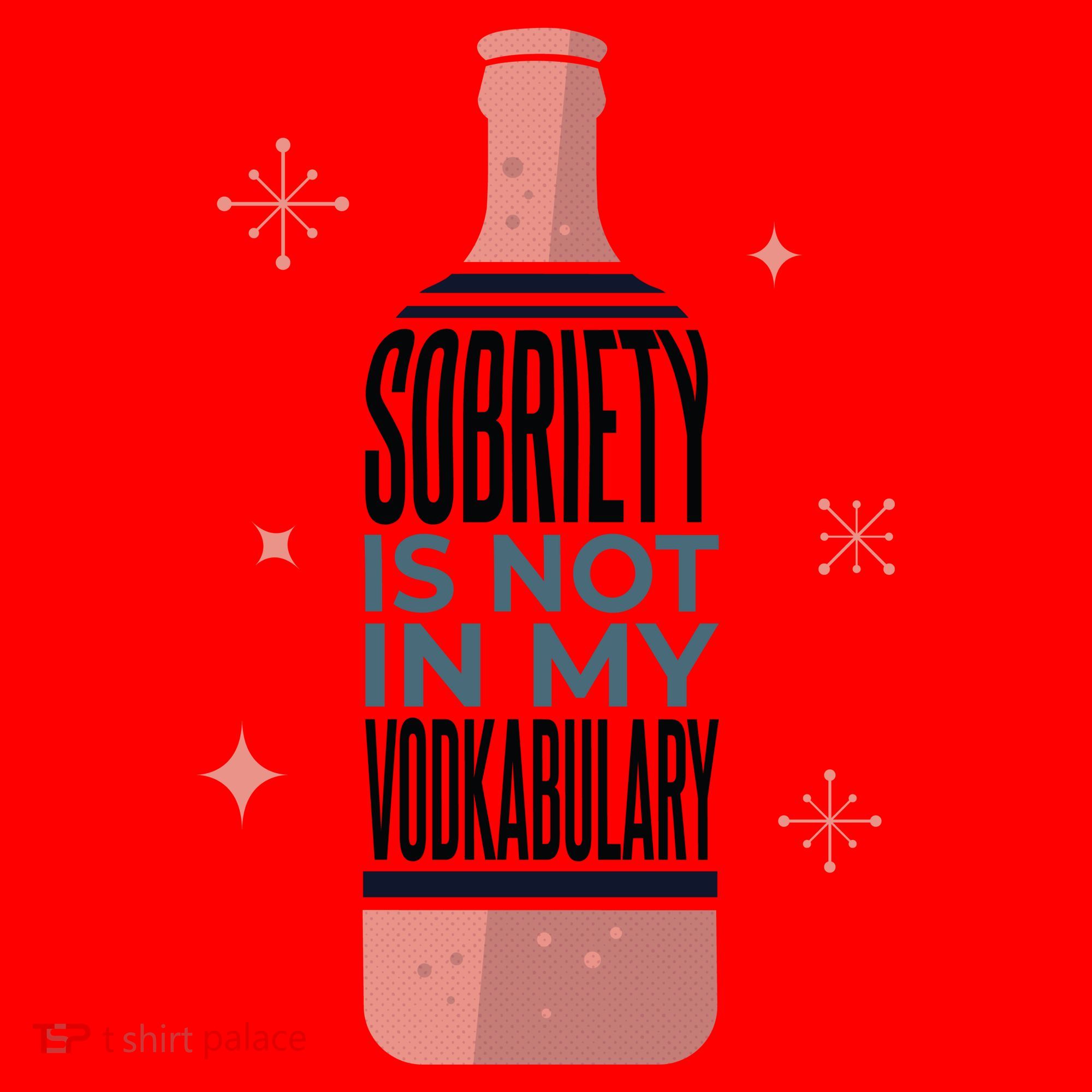 Sobriety Is Not In My Vodkabulary Santa Hat
