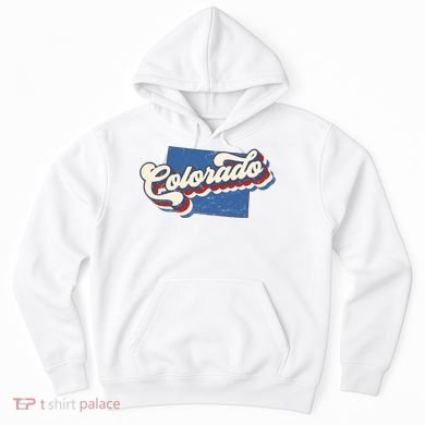 State Of Colorado Retro Logo Hoodie