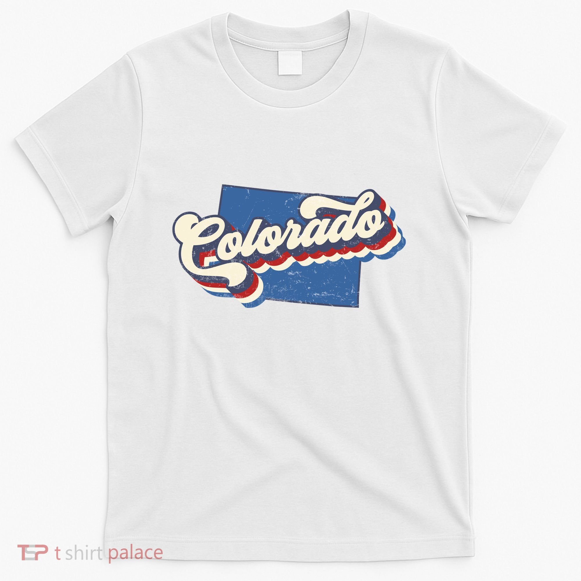 State Of Colorado Retro Logo T-Shirt