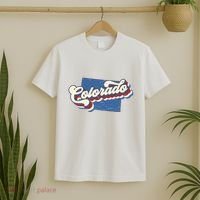State Of Colorado Retro Logo T-Shirt thumb 2