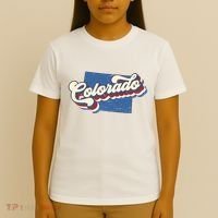 State Of Colorado Retro Logo T-Shirt thumb 4
