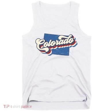State Of Colorado Retro Logo Tank Top