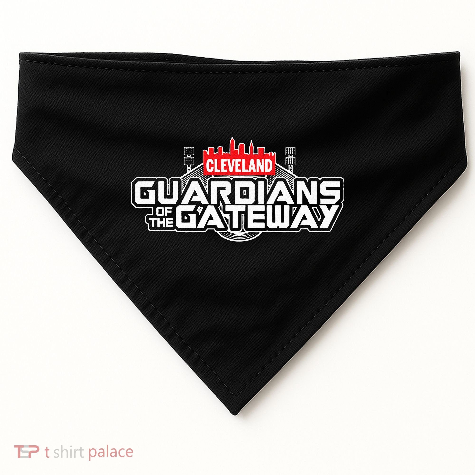 Skyline Of Cleveland USA-Made Doggie Bandana