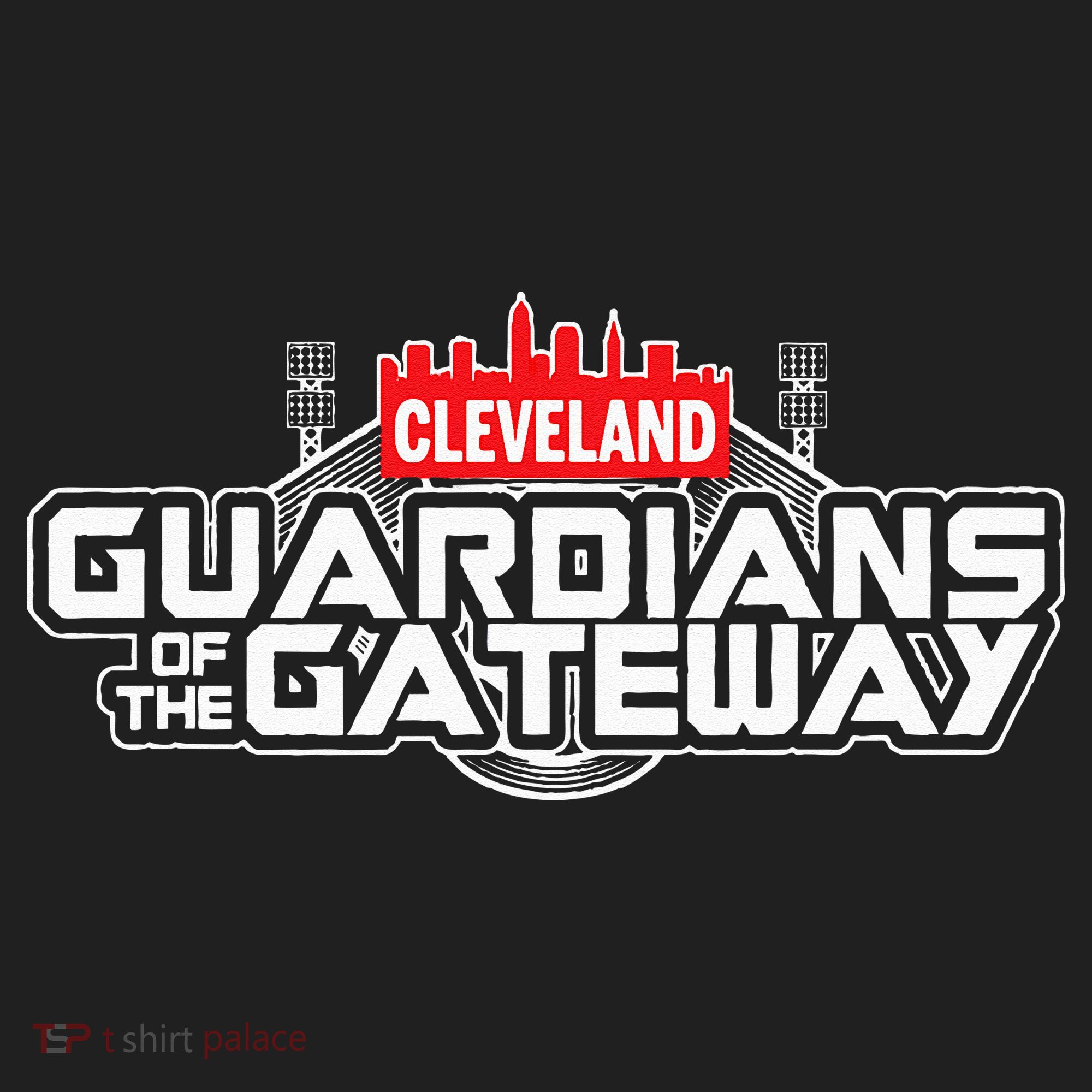 Skyline Of Cleveland Golf Towel