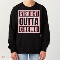 Straight Outta Chemo Funny Cancer Chemotherapy Women's Sweatshirt thumb 0