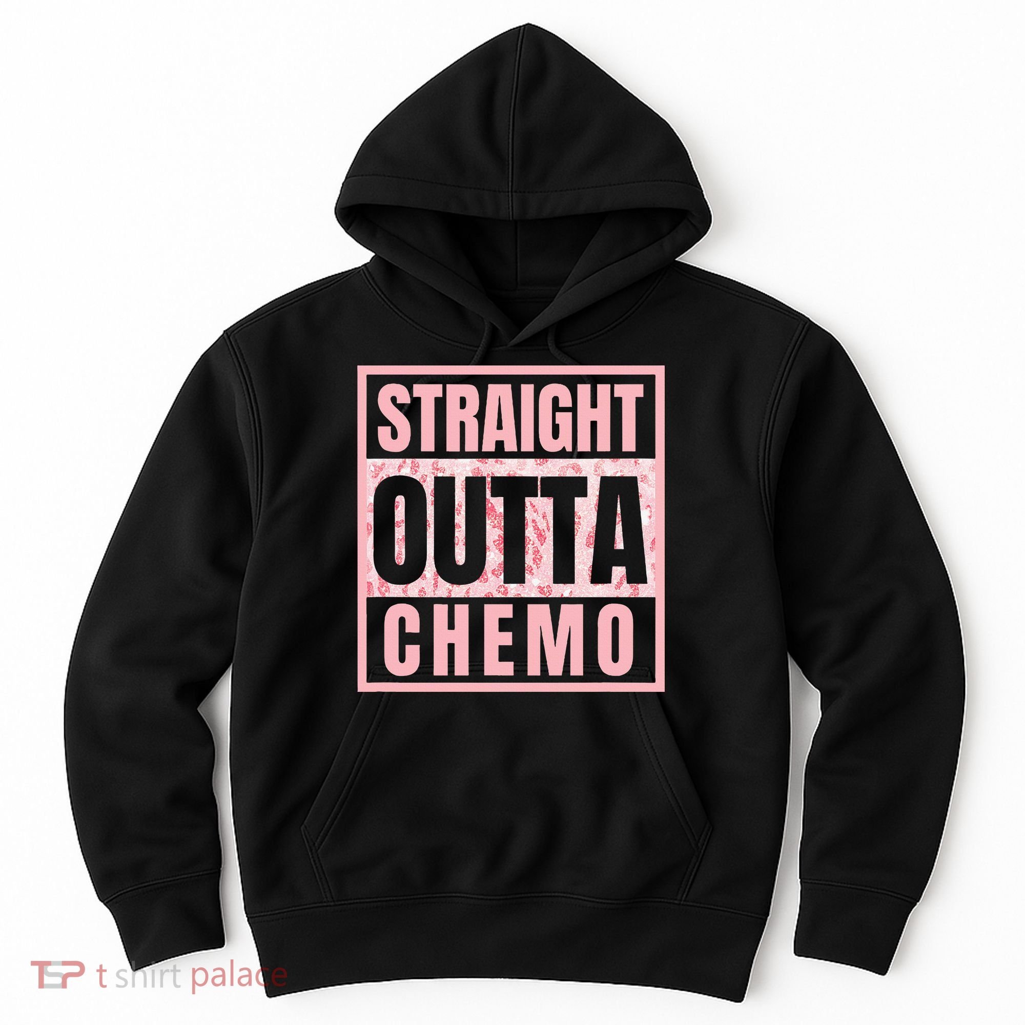 Straight Outta Chemo Funny Cancer Chemotherapy Hoodie
