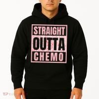 Straight Outta Chemo Funny Cancer Chemotherapy Hoodie thumb 2