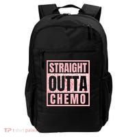 Straight Outta Chemo Funny Cancer Chemotherapy Backpack thumb 0