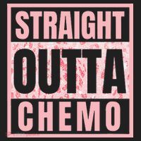 Straight Outta Chemo Funny Cancer Chemotherapy Beanie thumb 2