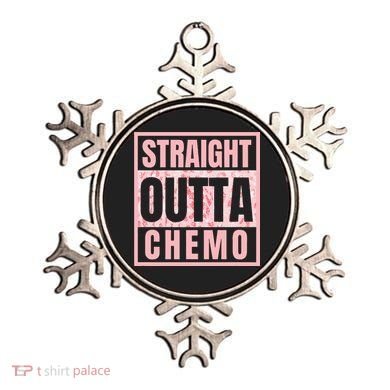 Straight Outta Chemo Funny Cancer Chemotherapy Ornament