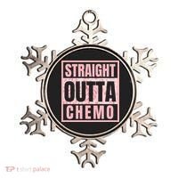Straight Outta Chemo Funny Cancer Chemotherapy Ornament thumb 0