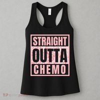Straight Outta Chemo Funny Cancer Chemotherapy Women's Tank Top thumb 3