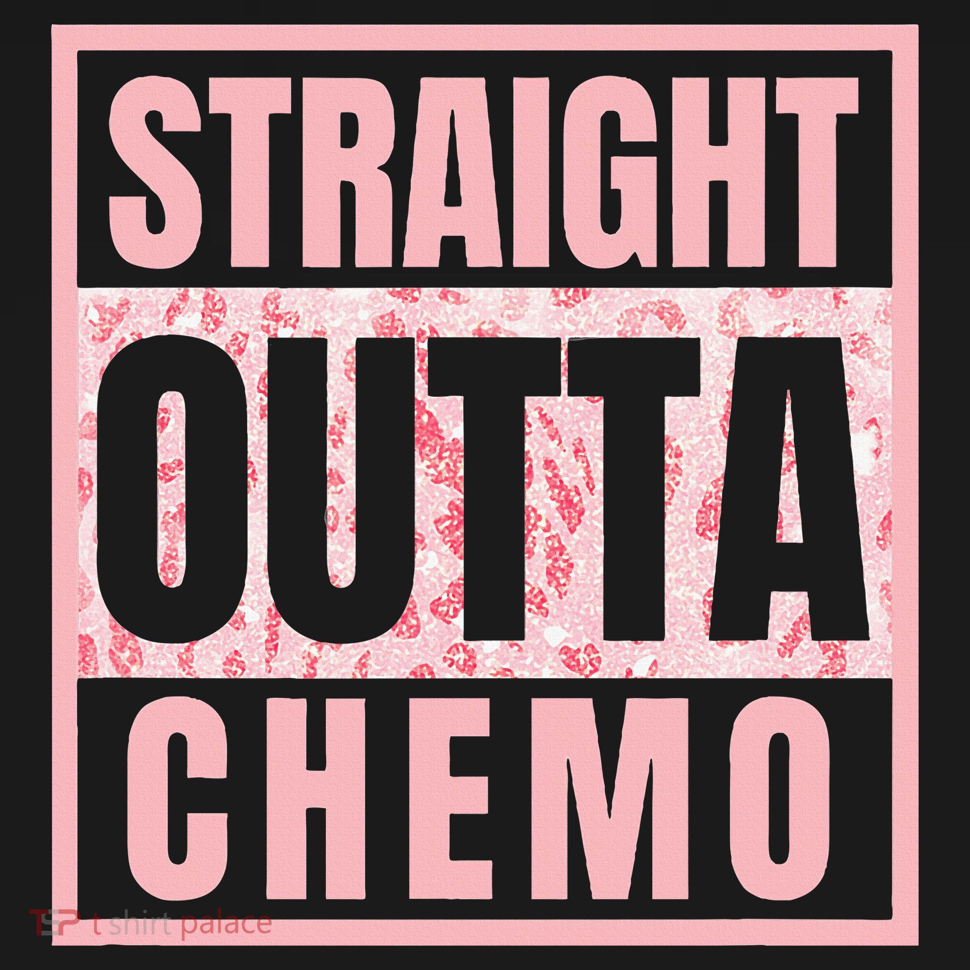 Straight Outta Chemo Funny Cancer Chemotherapy Women's Tank Top