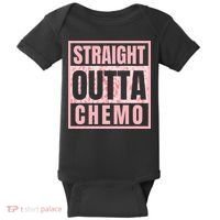 Straight Outta Chemo Funny Cancer Chemotherapy Baby Bodysuit thumb 0