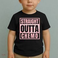 Straight Outta Chemo Funny Cancer Chemotherapy Toddler T-Shirt thumb 2