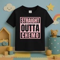 Straight Outta Chemo Funny Cancer Chemotherapy Toddler T-Shirt thumb 3