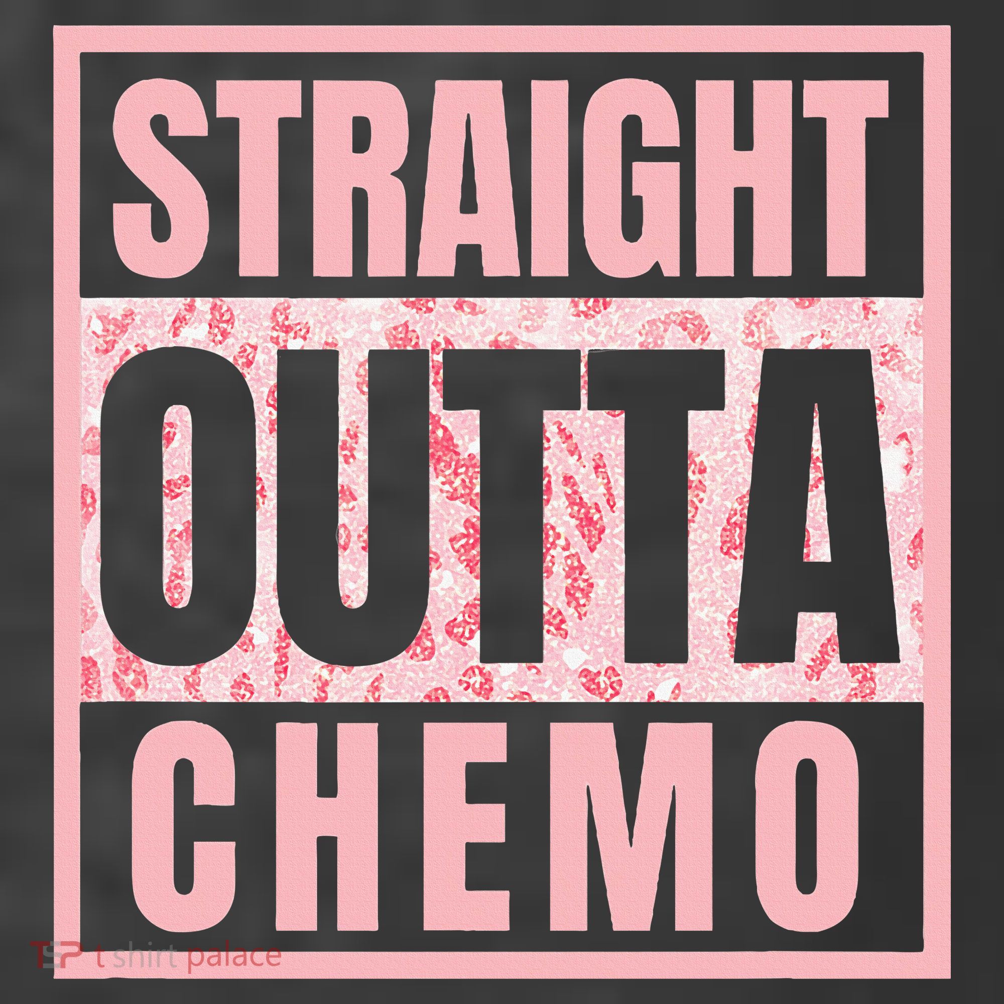 Straight Outta Chemo Funny Cancer Chemotherapy Women's Hoodie