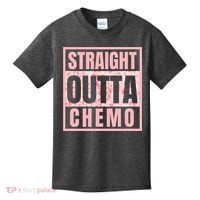 Straight Outta Chemo Funny Cancer Chemotherapy Kids T-Shirt thumb 0