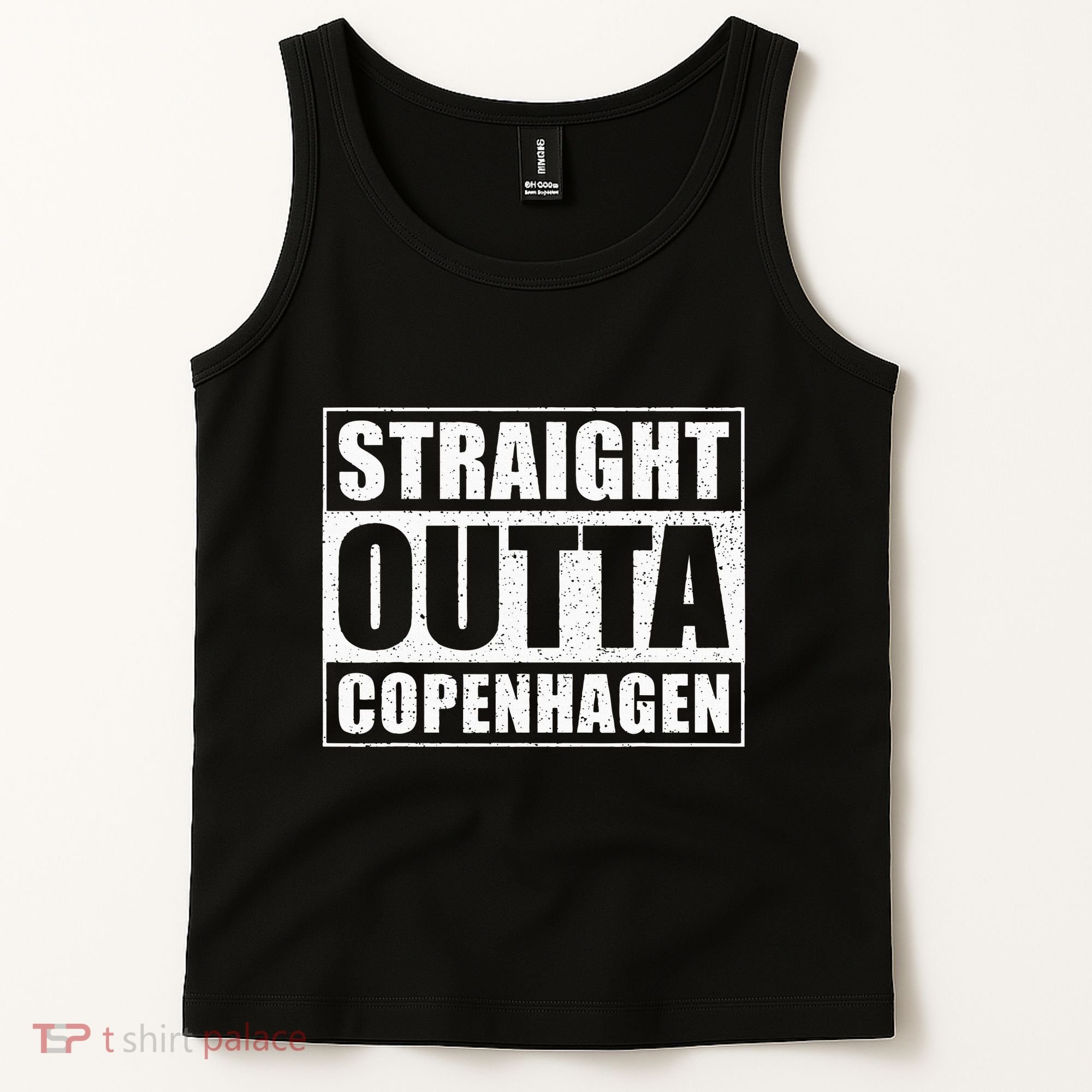 Straight Outta Copenhagen Denmark Copenhagen Tank Top