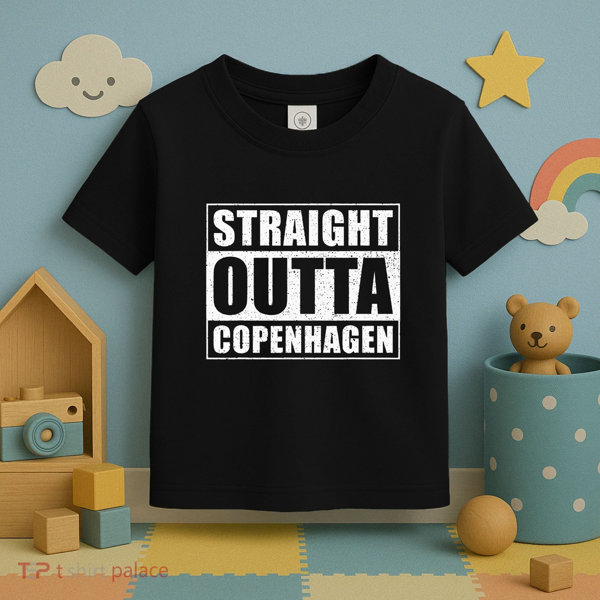 Straight Outta Copenhagen Denmark Copenhagen Toddler T-Shirt