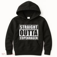 Straight Outta Copenhagen Denmark Copenhagen Kids Hoodie thumb 0