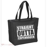 Straight Outta Copenhagen Denmark Copenhagen Tote Bag thumb 2
