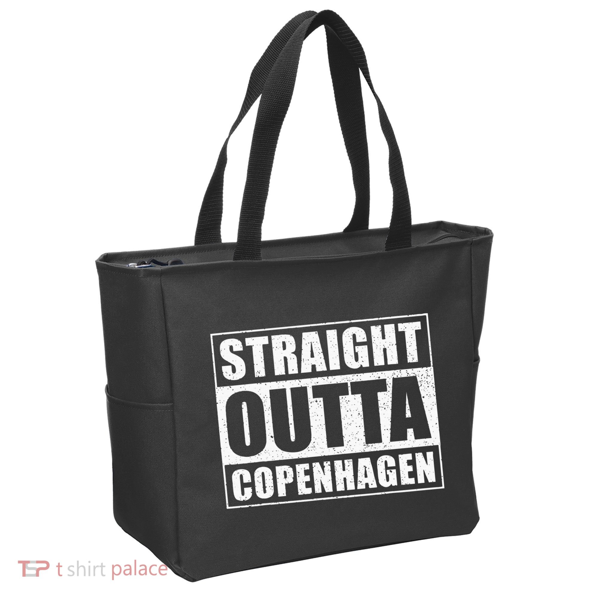 Straight Outta Copenhagen Denmark Copenhagen Tote Bag