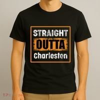 Straight Outta Charleston South Carolina Usa T-Shirt thumb 3