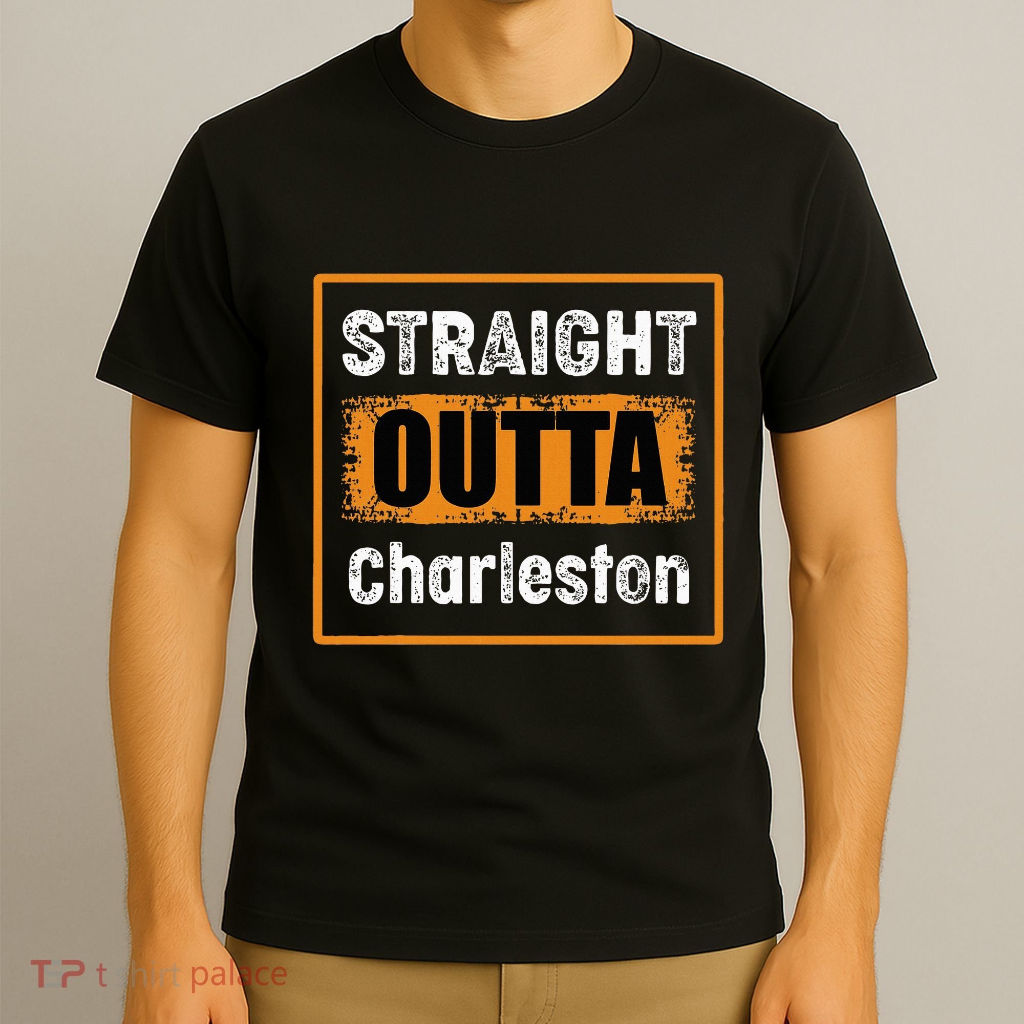 Straight Outta Charleston South Carolina Usa T-Shirt