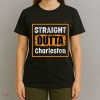Straight Outta Charleston South Carolina Usa T-Shirt thumb 4