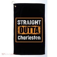 Straight Outta Charleston South Carolina Usa Golf Towel thumb 0