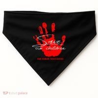 Save Our Children End Human Trafficking USA-Made Doggie Bandana thumb 0
