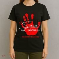 Save Our Children End Human Trafficking T-Shirt thumb 4