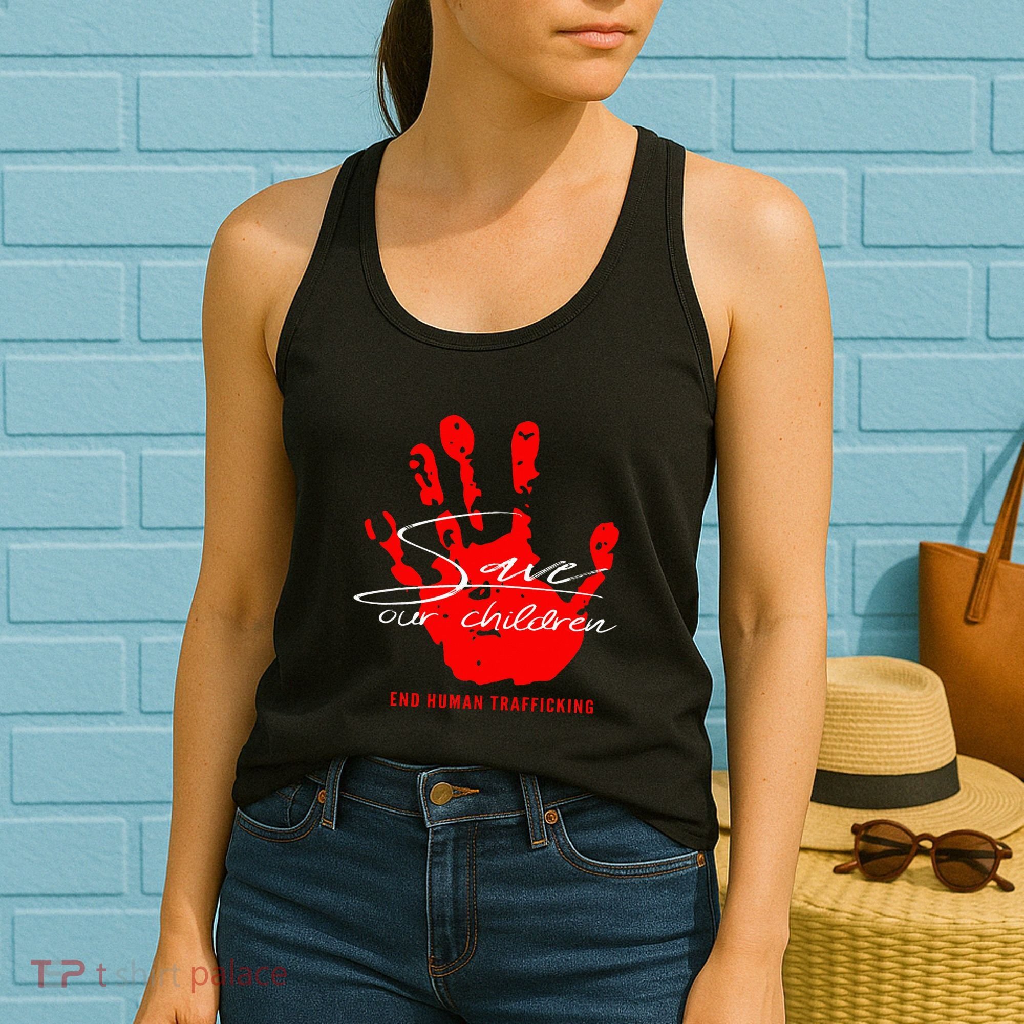 Save Our Children End Human Trafficking Women's Tank Top