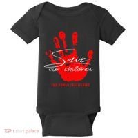 Save Our Children End Human Trafficking Baby Bodysuit thumb 0