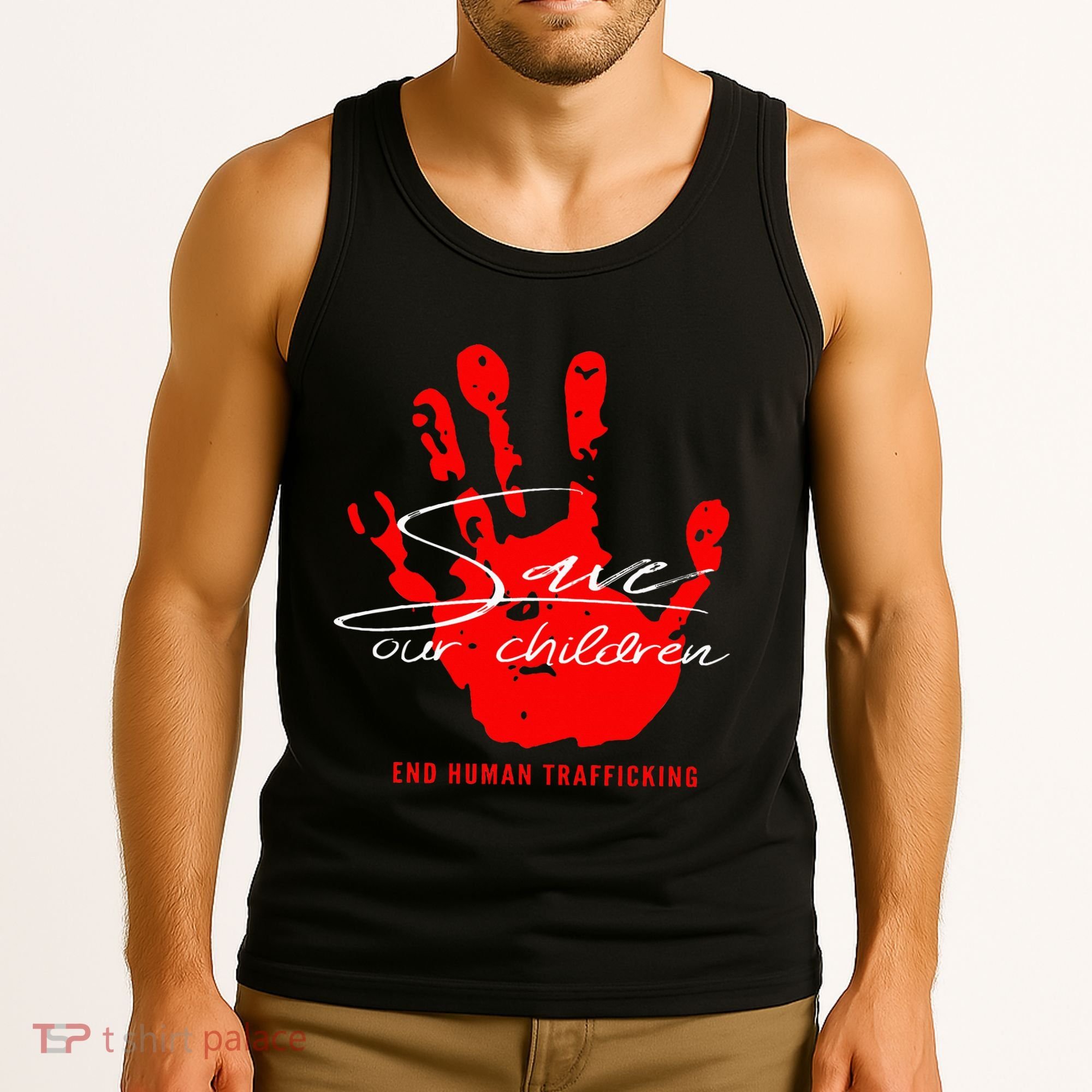 Save Our Children End Human Trafficking Tank Top