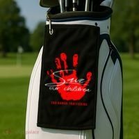 Save Our Children End Human Trafficking Golf Towel thumb 2