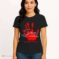 Save Our Children End Human Trafficking Women's T-Shirt thumb 4