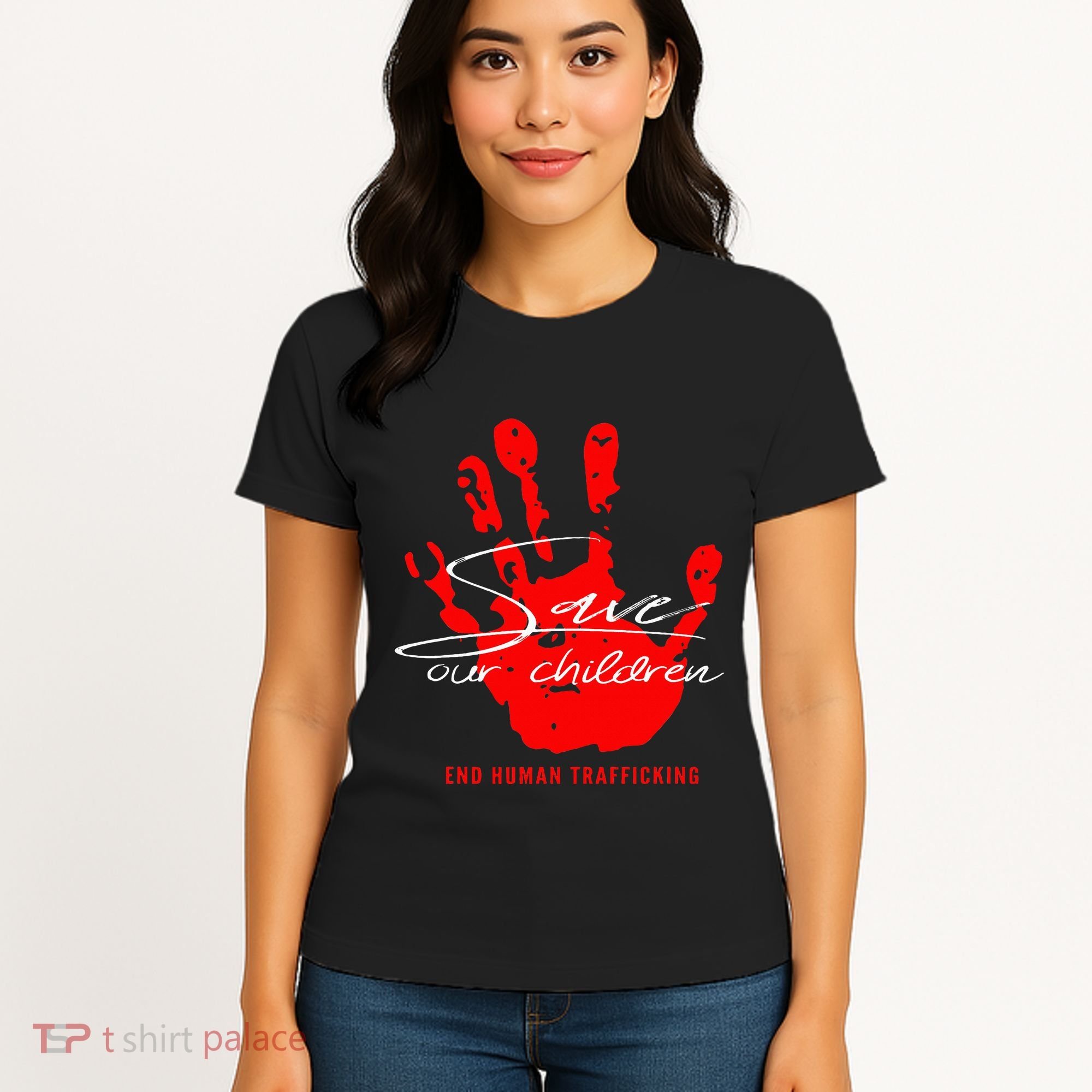 Save Our Children End Human Trafficking Women's T-Shirt