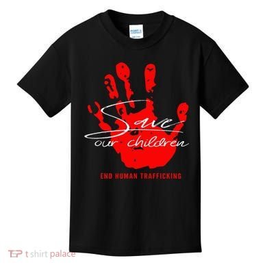 Save Our Children End Human Trafficking Kids T-Shirt