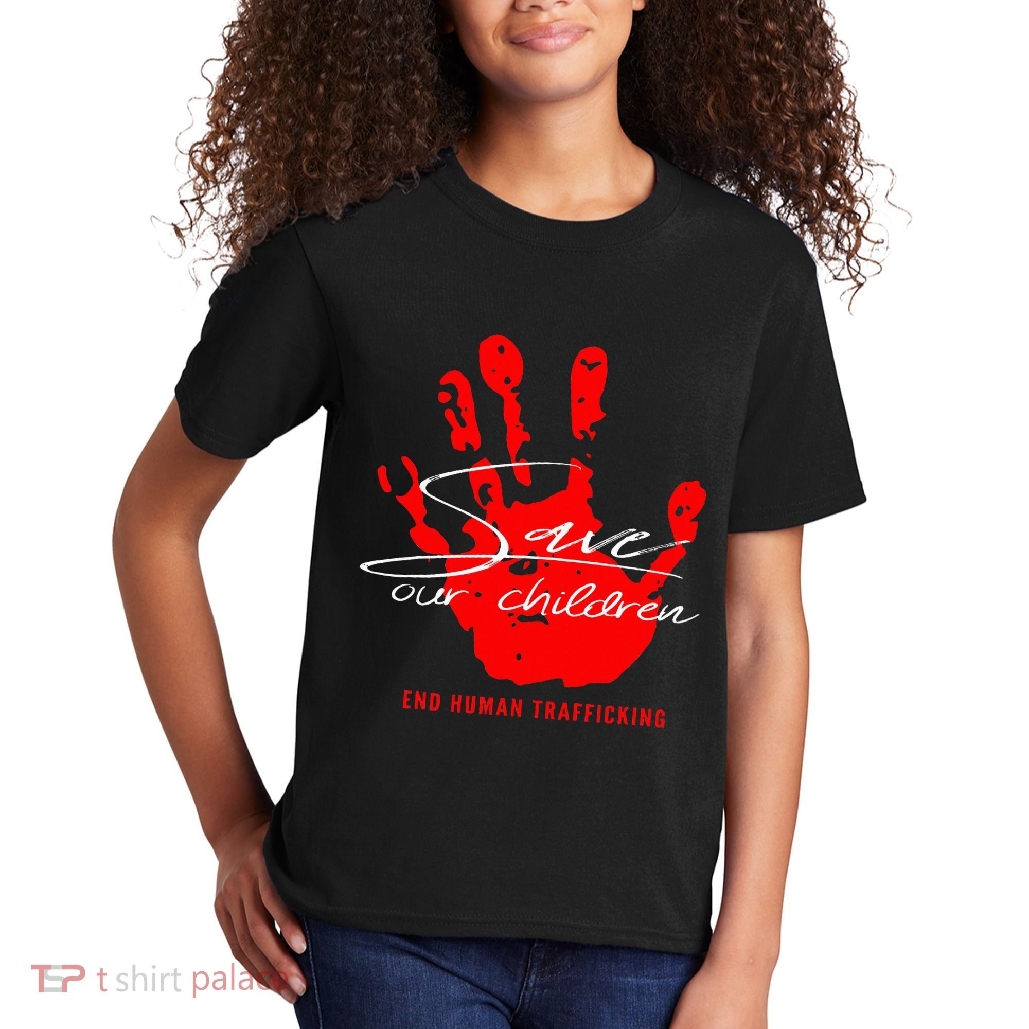 Save Our Children End Human Trafficking Kids T-Shirt