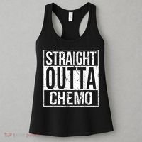 Straight Outta Chemo Battle Cancer Awareness Women's Tank Top thumb 3