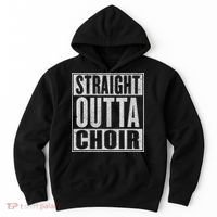 Straight Outta Choir Funny Music Singer Gift Hoodie thumb 0