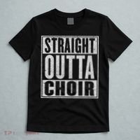Straight Outta Choir Funny Music Singer Gift T-Shirt thumb 5